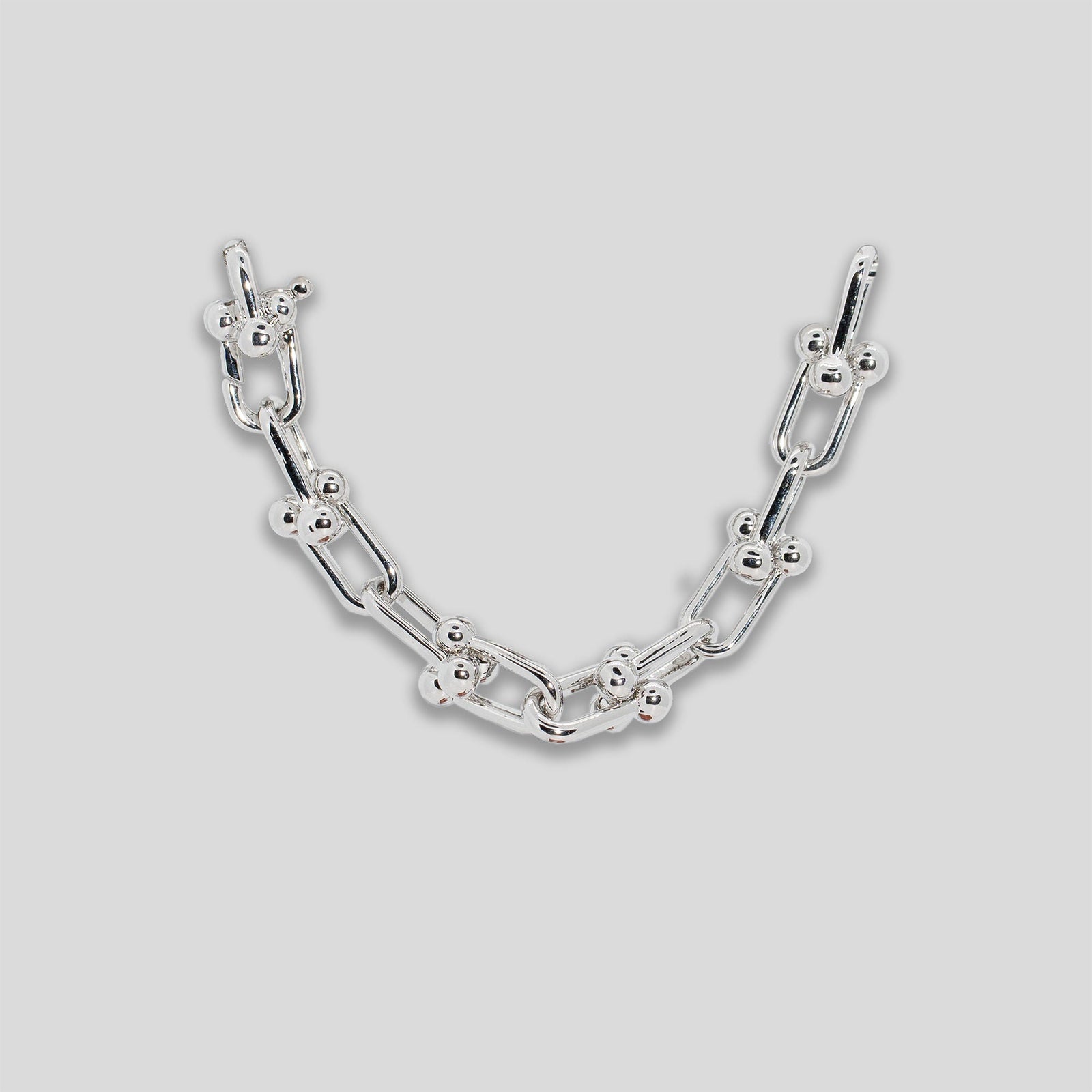 Ball & Chain Bracelet - Silver