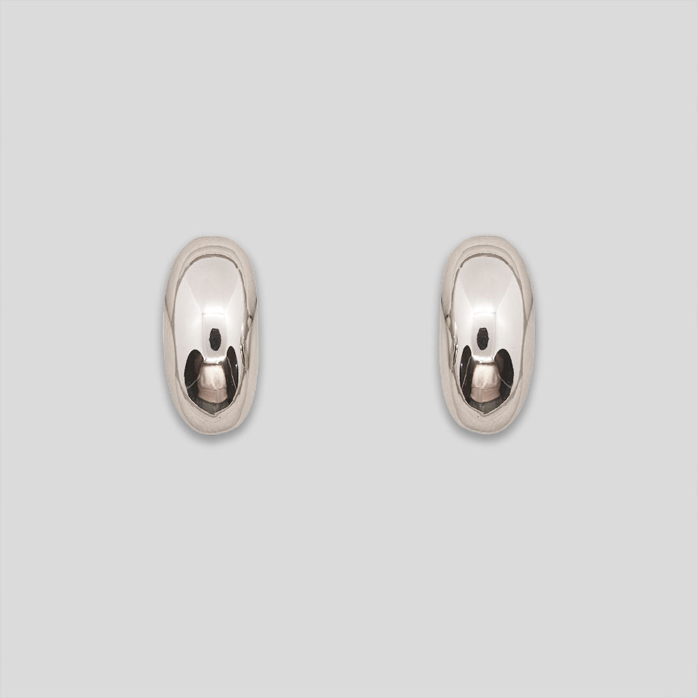 Bean Studs - Silver