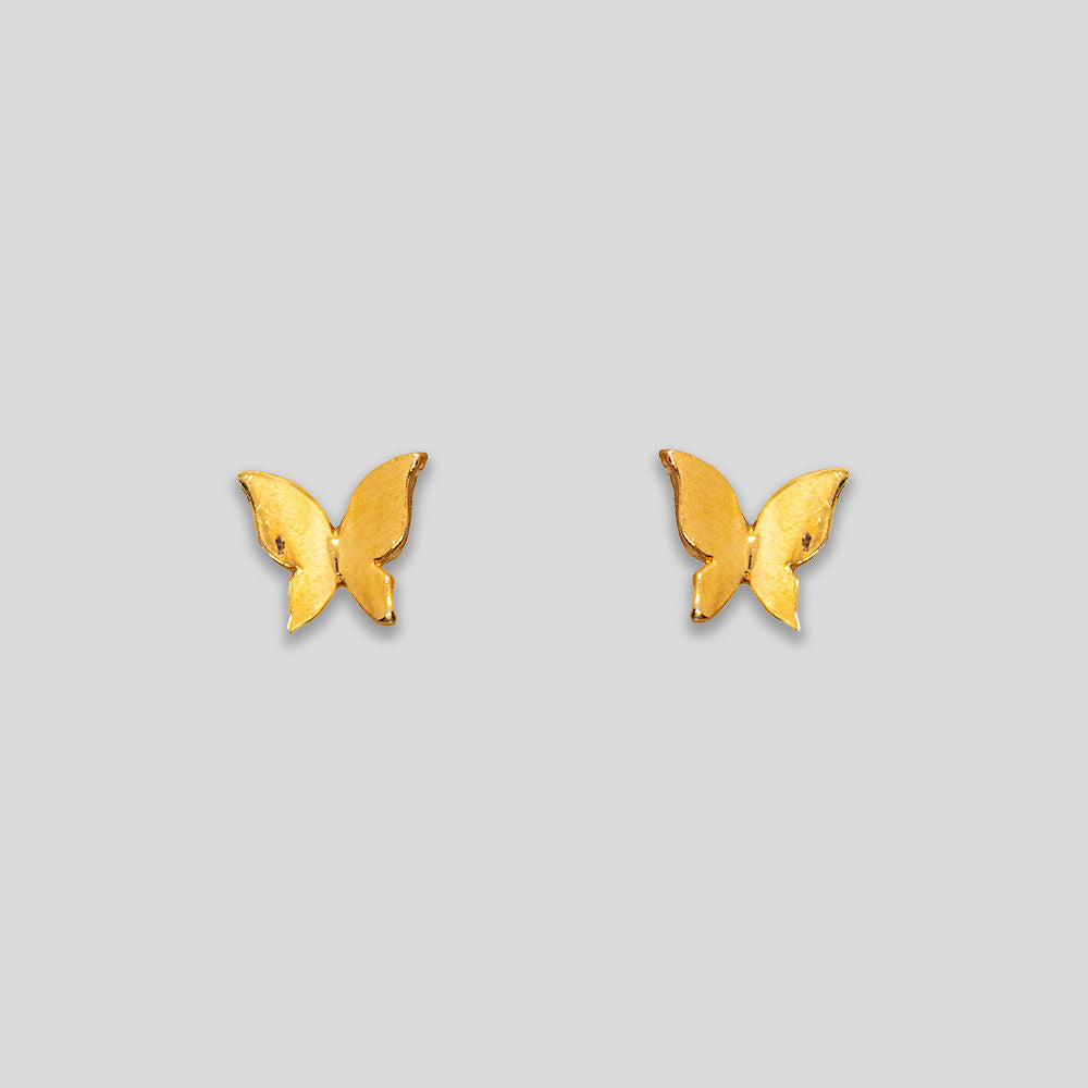 Butterfly Studs - Gold