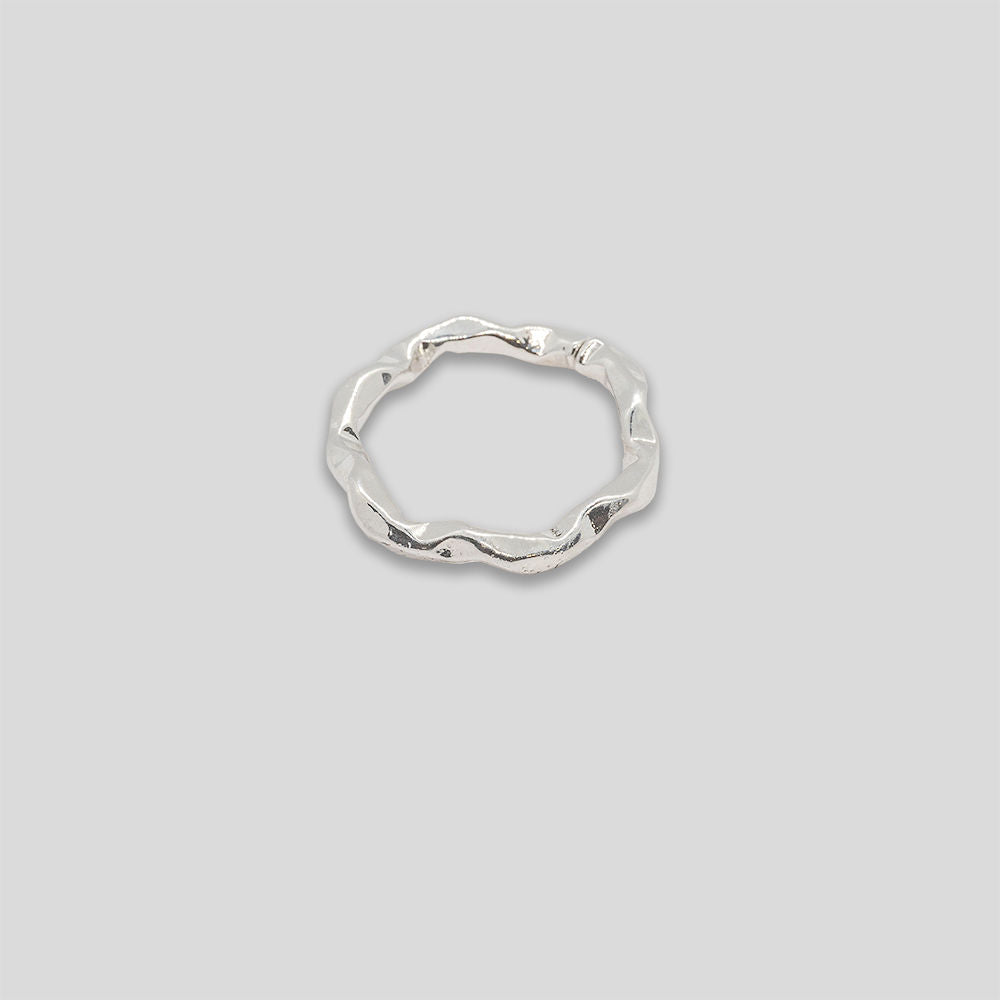 Crushed Ring - Silver