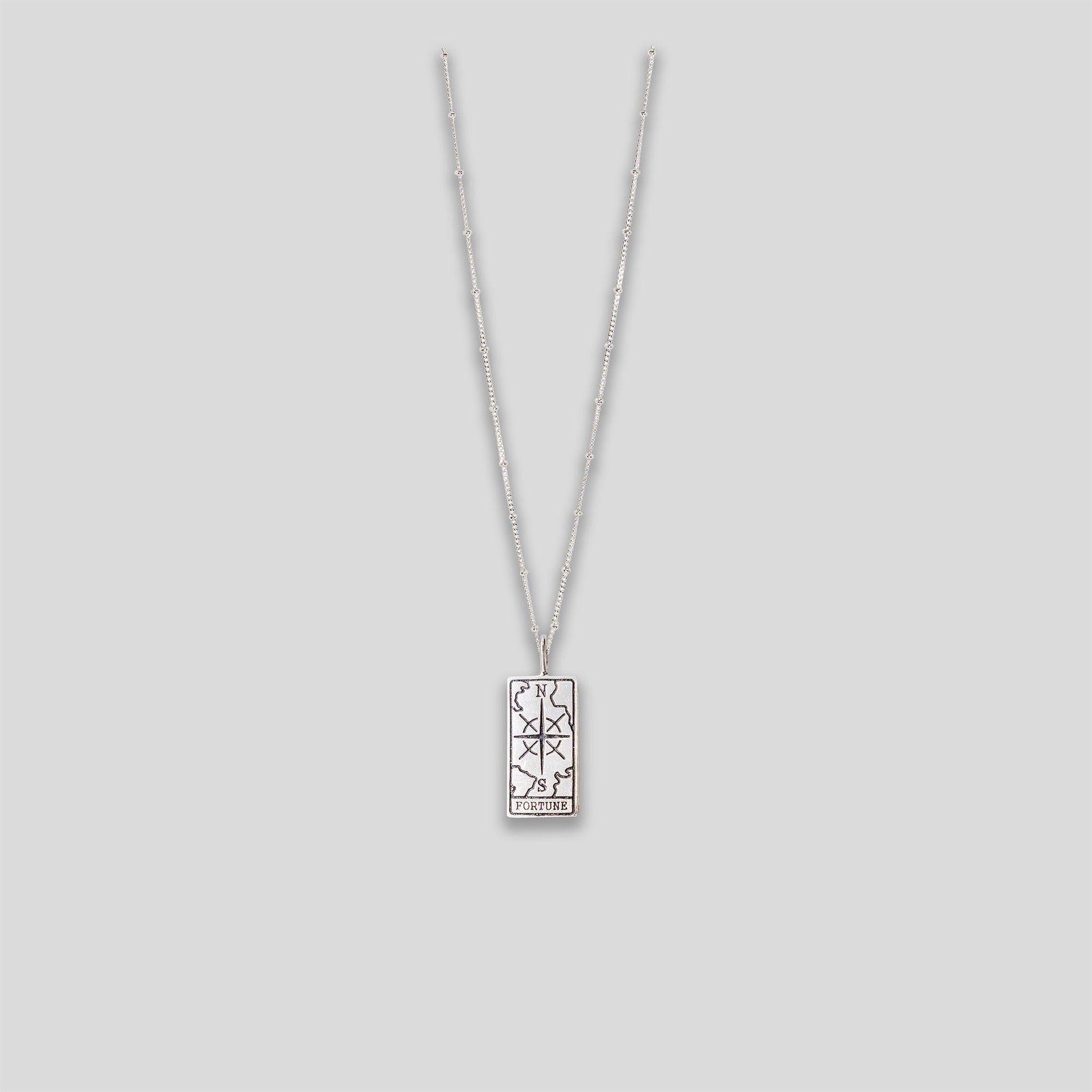 "Fortune" Pendant Necklace - Silver