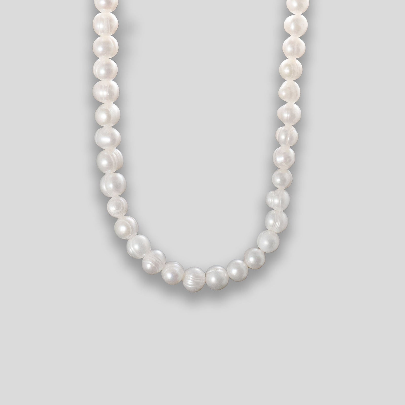 Large Freshwater Pearl Necklace - Pearl