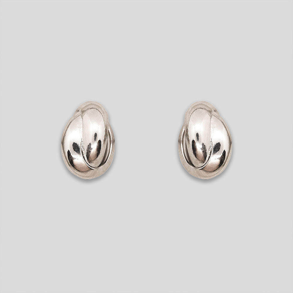 Loop Cluster Studs - Silver