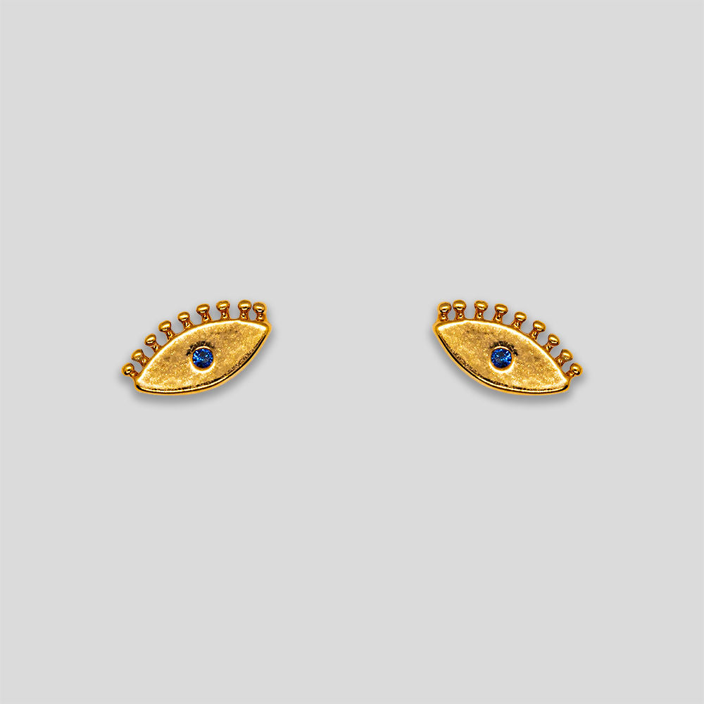 Mini Eye Studs - Gold