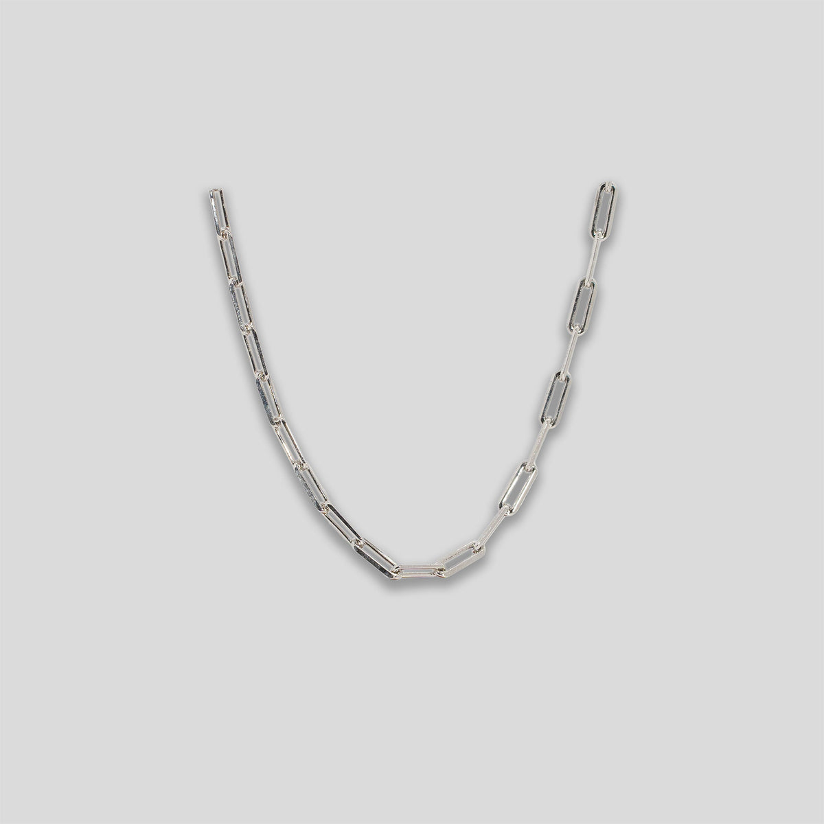 Narrow Link Bracelet - Silver