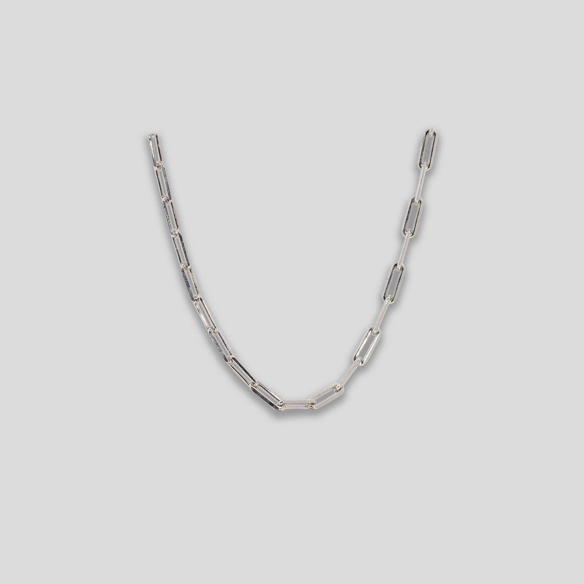 Narrow Link Bracelet - Silver