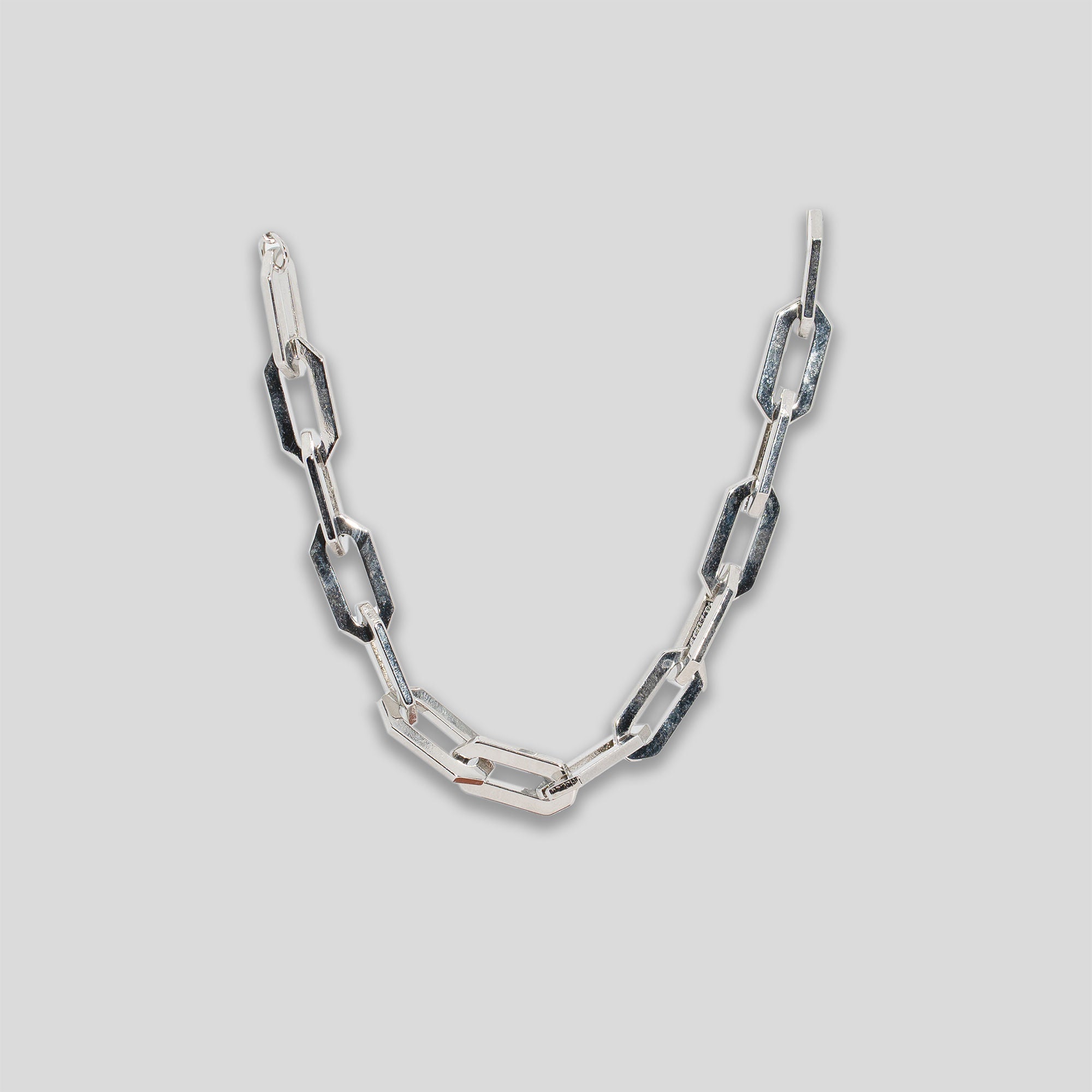 Octagonal Chain Bracelet - Silver