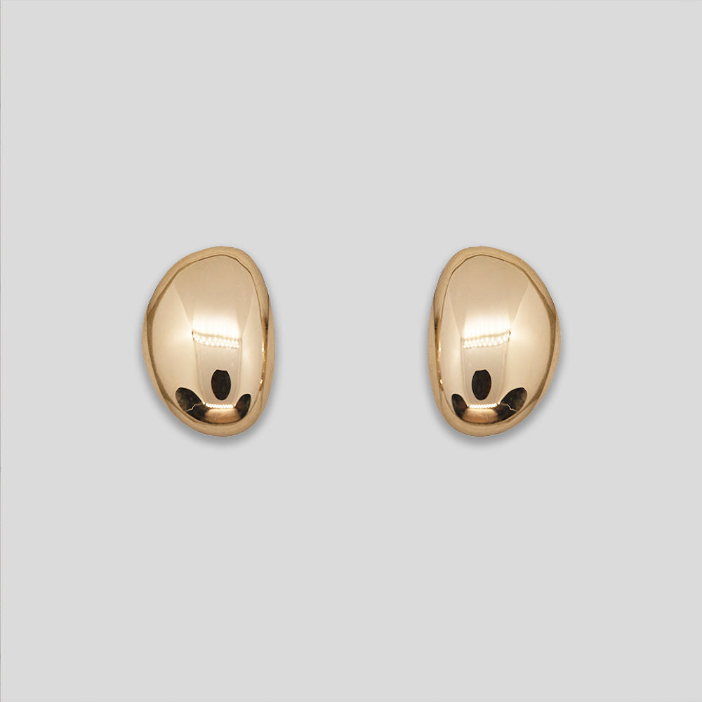 Pebble Studs - Gold