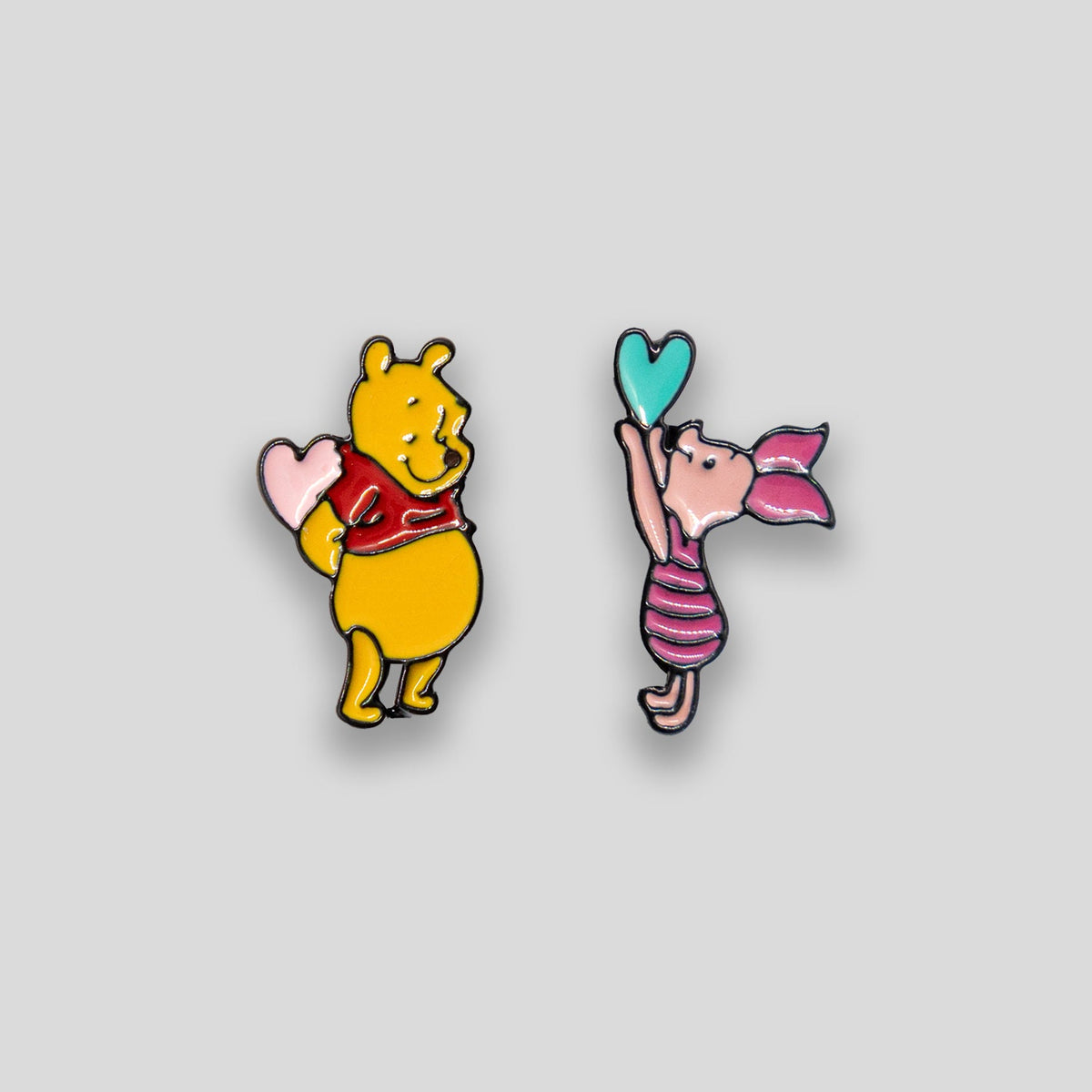 Pooh &amp; Piglet Love Studs - Multi