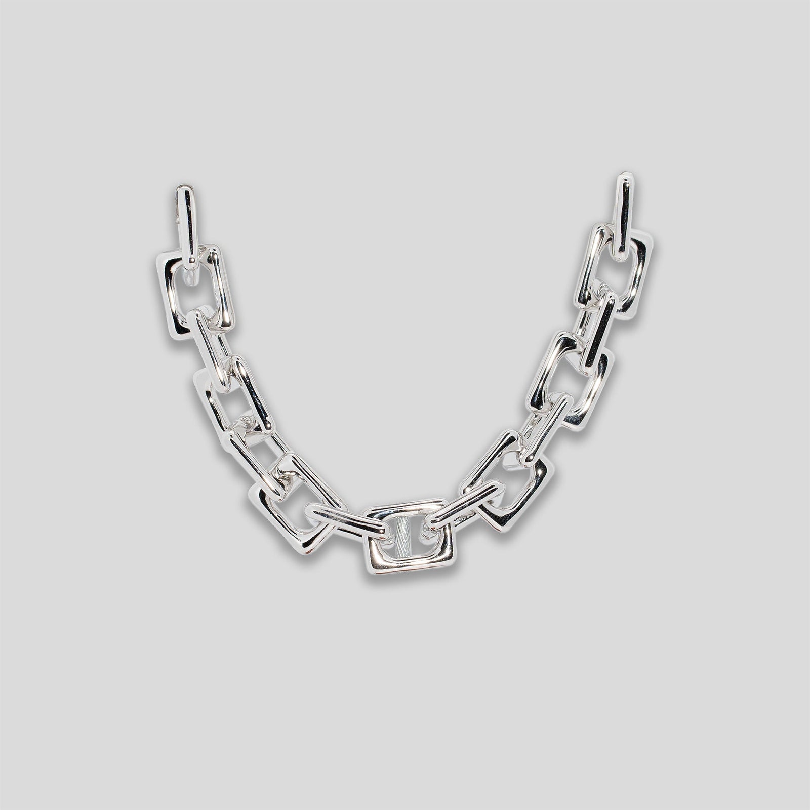 Square Chain Bracelet - Silver