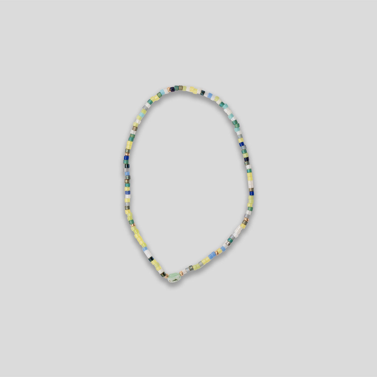 Stone &amp; Mixed Bead Bracelet - Green