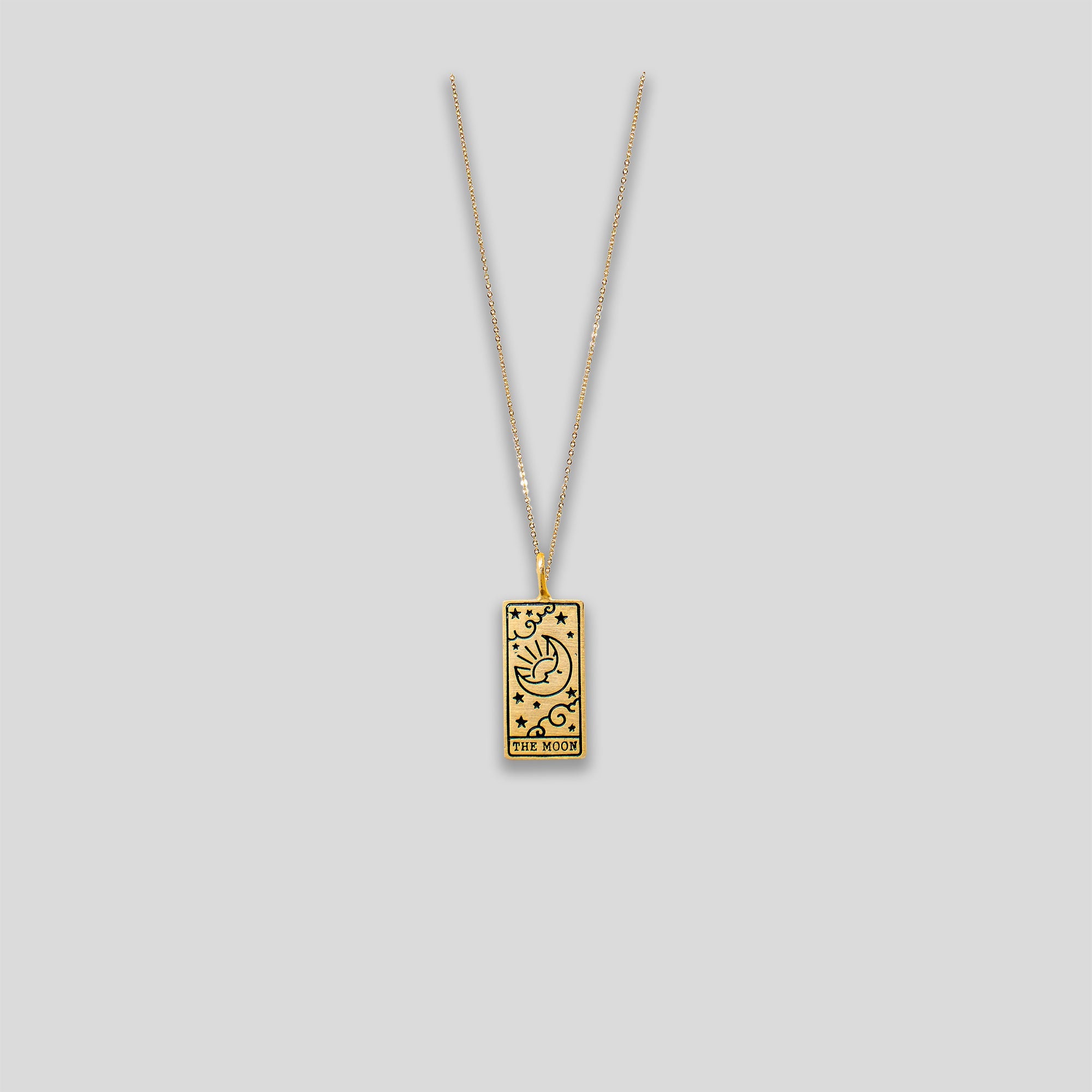 "The Moon" Pendant Necklace - Gold